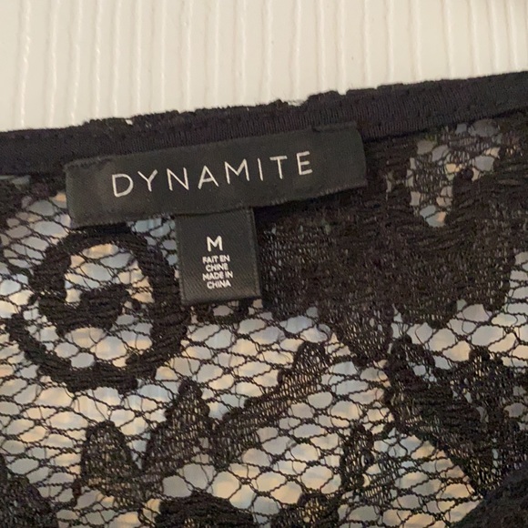 Sheer lace dynamite top M - Picture 4 of 5
